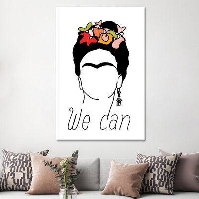 «Frida We Can» par Dominique Vari - impression sur toile tendue