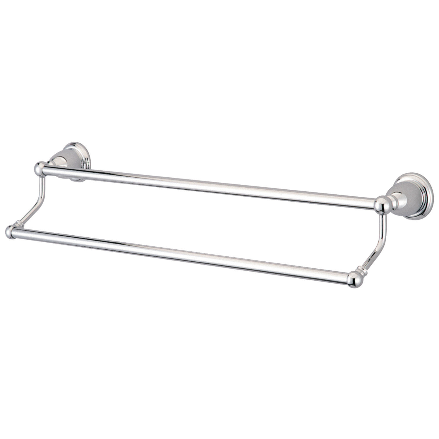 Heritage 18" Dual Towel Bar, Polished Chrome