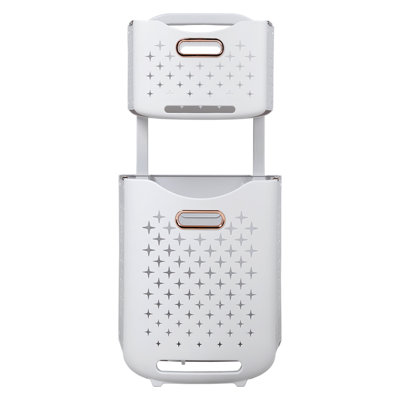 Plastic Laundry Basket with Handles