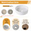 Meuble-lavabo sur pied simple 32 po avec comptoir en céramique Vowar-1099117589