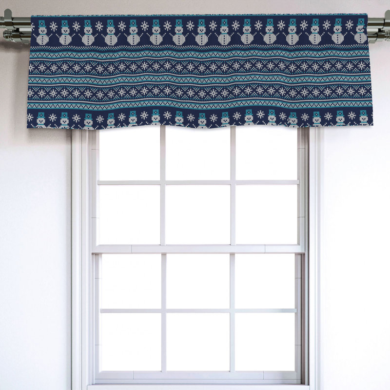 Sateen Ruffled Window Valance