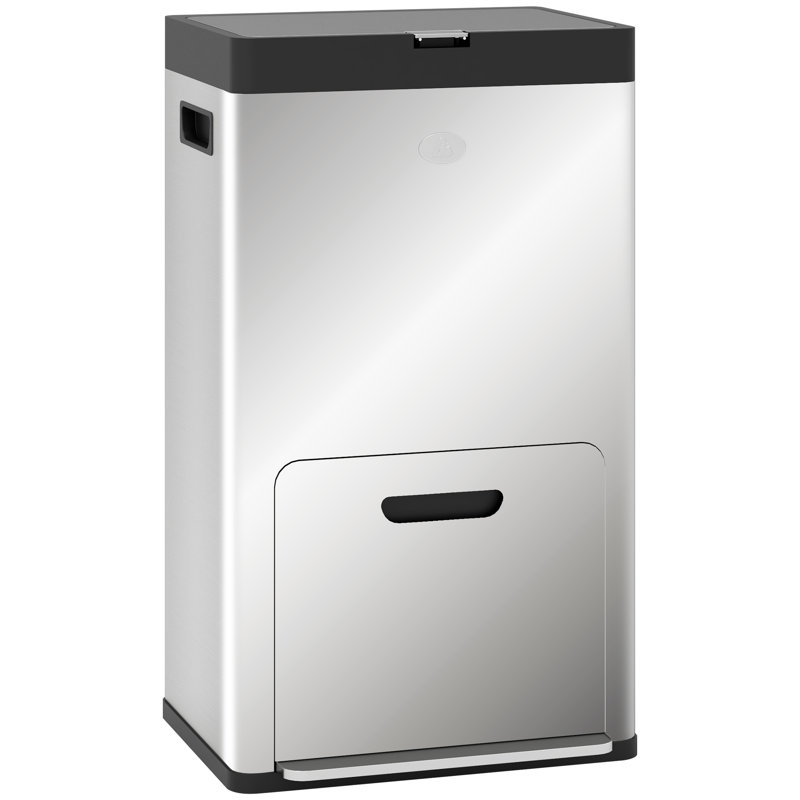 Capus Step On Kitchen Trash Can - 56L