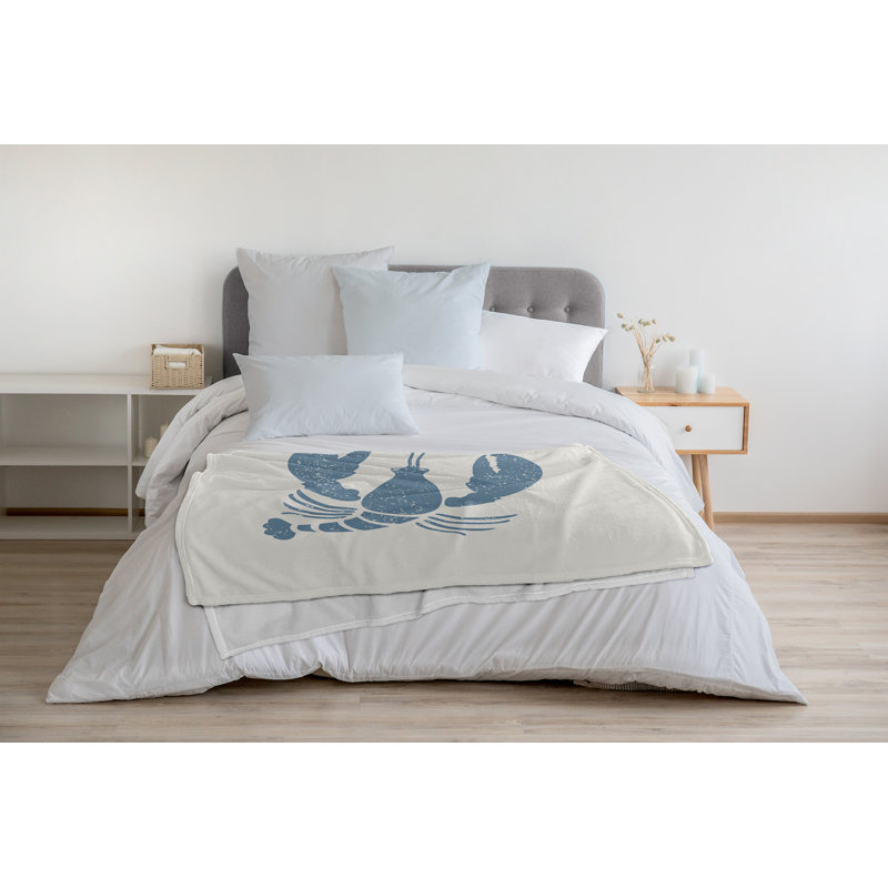 Jeté polaire Nautical Nights, L 30 po x L 40 po, Gris fumée cendré, 1.75