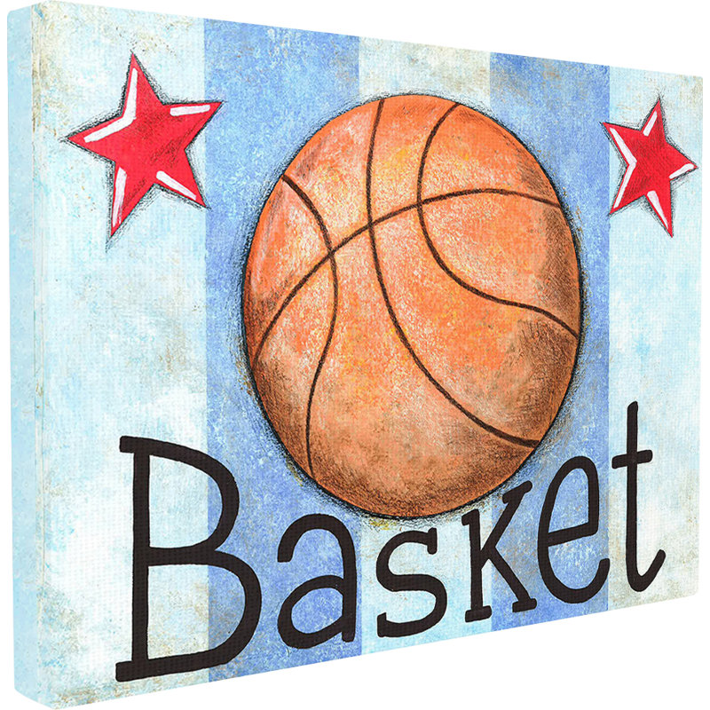Art sur toile Merced Basket, H 16 po x l 20 po x P 1,5 po