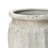 Rustic MgO Garden Planter, 18.3" Tall Stone-Look Pot for Indoor/Outdoor Styling