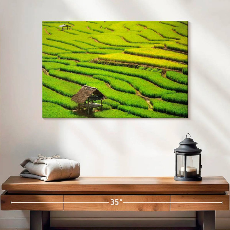 Alvord Thai Field Nipa Hut, 16" H x 24" W
