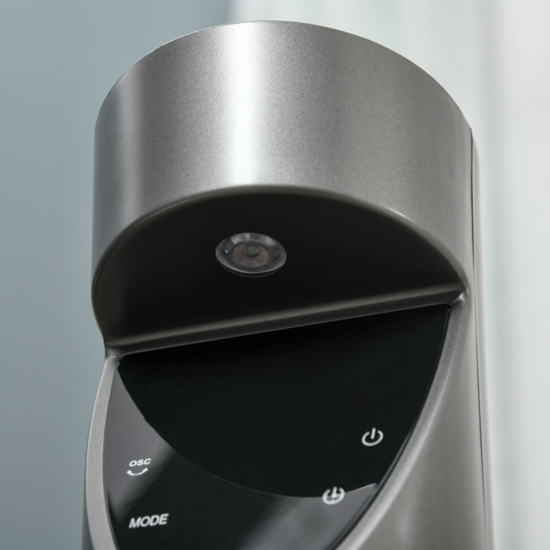 46" Tower Fan For Bedroom Cooling With Air Filter, Oscillating, 3 Speeds, 12H Timer, And Remote Control, Grey