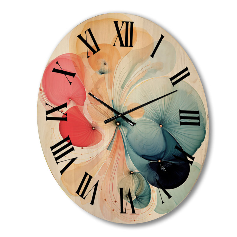Horloge murale circulaire surdimensionnée Fusion, Grand