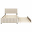 Structure de lit robuste avec lit gigogne-129111275