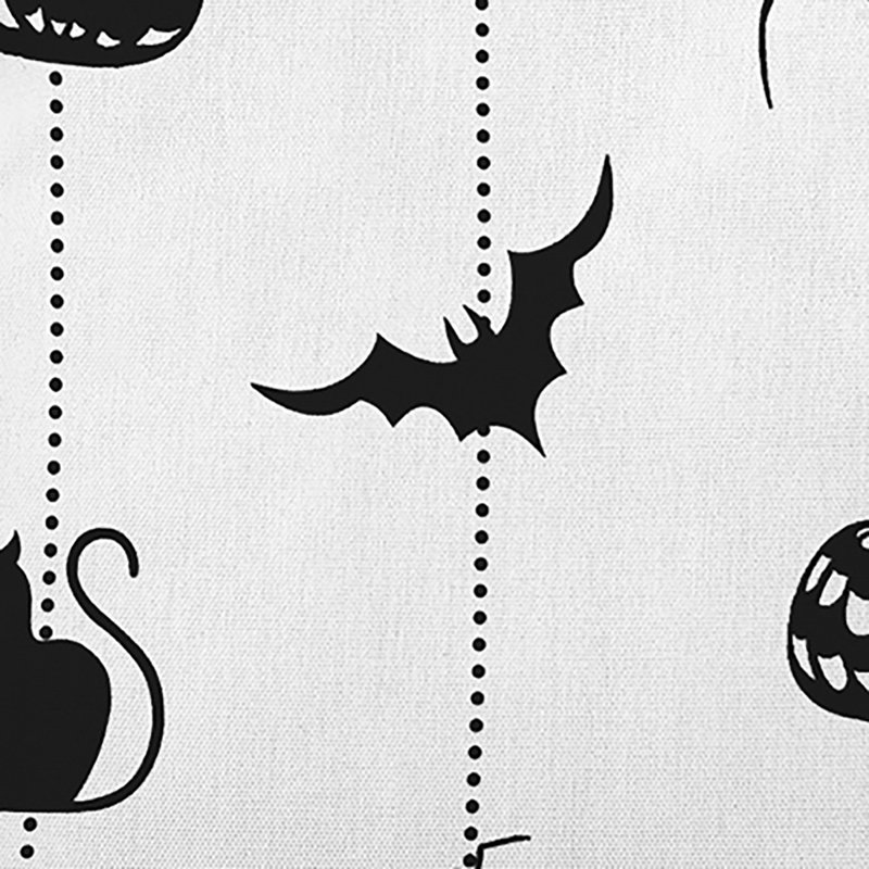 Coussin Halloween, Blanc, H 24 po x l 24 po