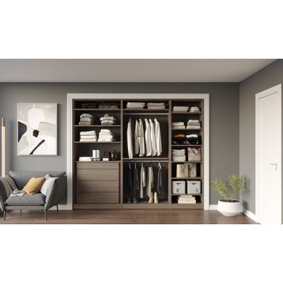 Closet System Reach-In Sets 36/36/24 Inches