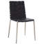 Chaise d'appoint rembourrée en cuir Brett-301507485-301507474