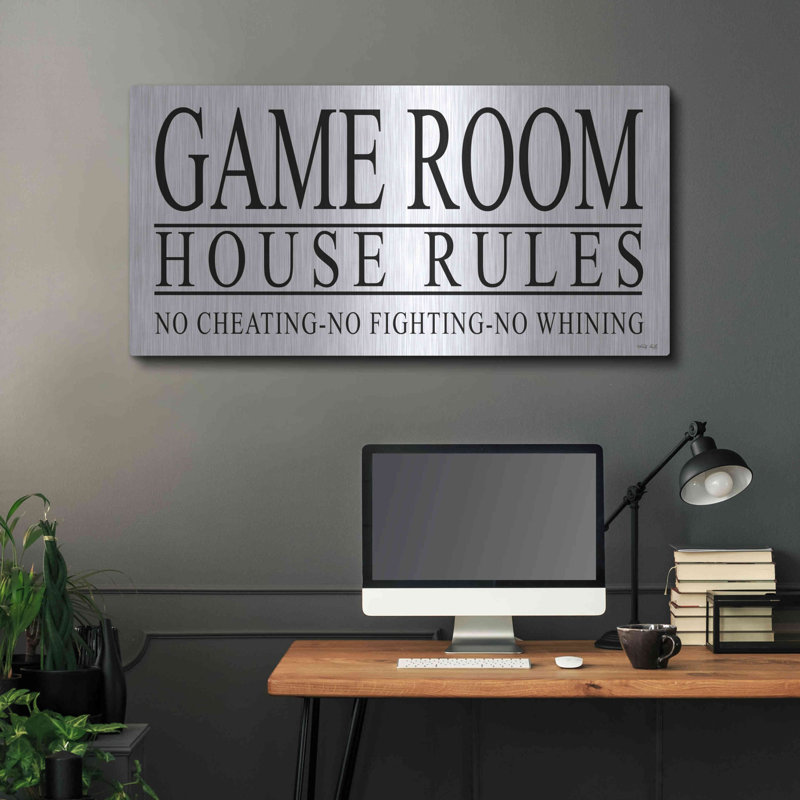 'Game Room House Rules I' by Cindy