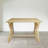 Aztecs Folding Console To Dining Convertible Table With Solid American Basswood