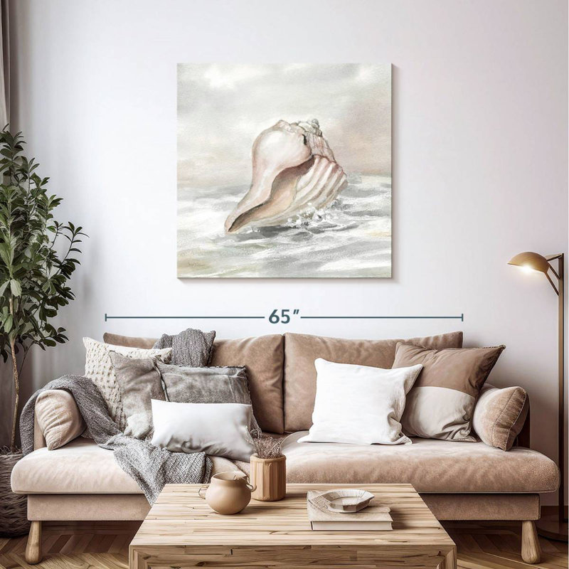 Aletra Shell Washed Ashore II, 39" H x 39" W