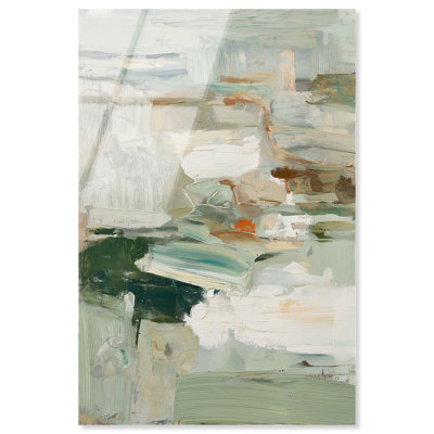Décoration murale verte Hush Coastal Vibrancy I par Art Remedy