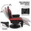 Polyurethane Video Gaming Chair, Adjustable Recliner with Footrest, Lumbar Support and Headrest-103432836