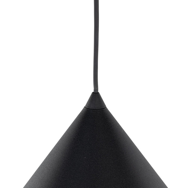 Luminaire suspendu CONO XL, Noir, noir, noir, noir, H 67 po x l 20 po