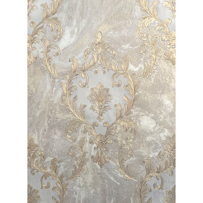 Zara 10.05m x 53cm Textured Glitter Wallpaper Roll