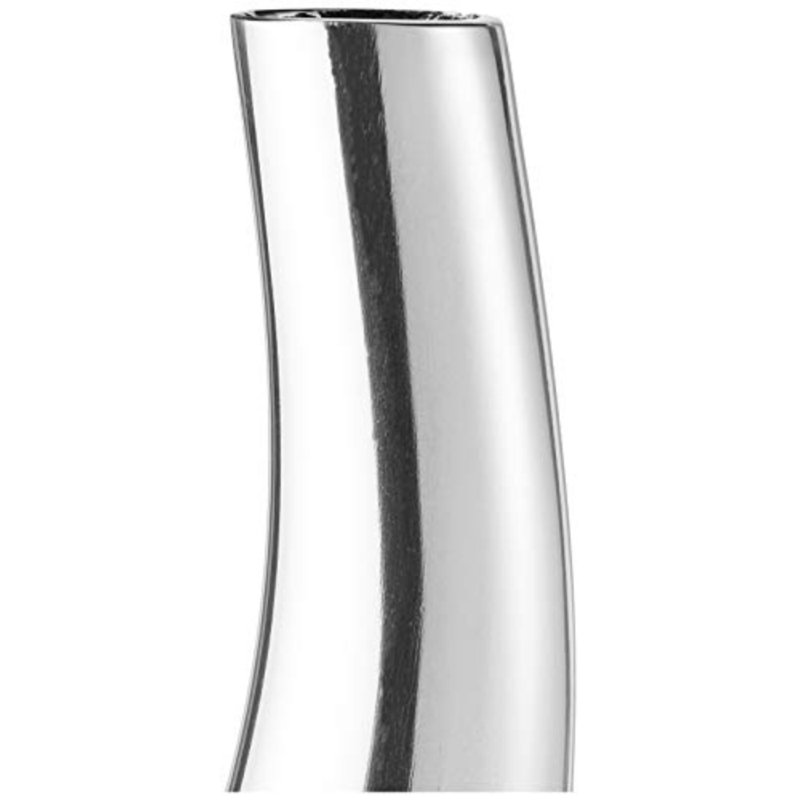 Roarke (Set Of 2) Modern Tall Silver Squiggly Vases