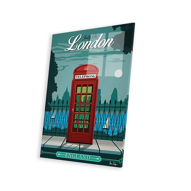 London by IdeaStorm Studios - Unframed Print, 24" H x 16" W x 1" D, Plastic/Acrylic