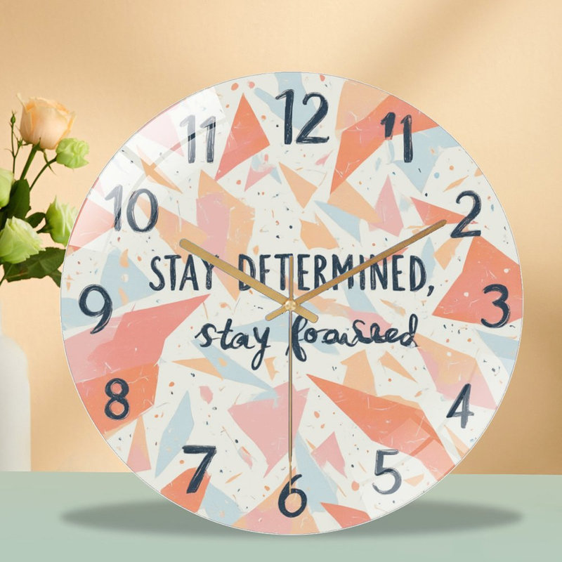 Horloge murale Motivation