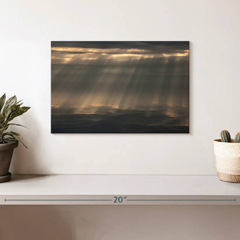 Alvord Sunrays And Cloudy Sky