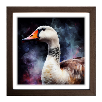 Goose Abstract Art No.2 - Framed Print