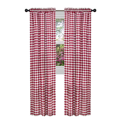 Ramillies Cotton Blend Semi Sheer Curtain Pair