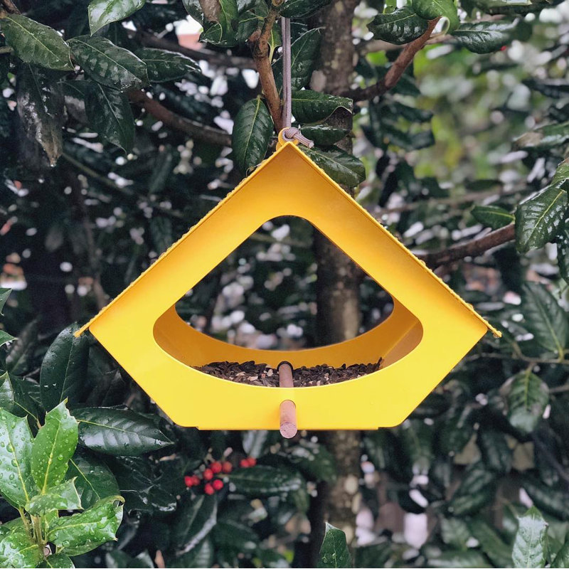 Beekman Bird Feeder, Yellow