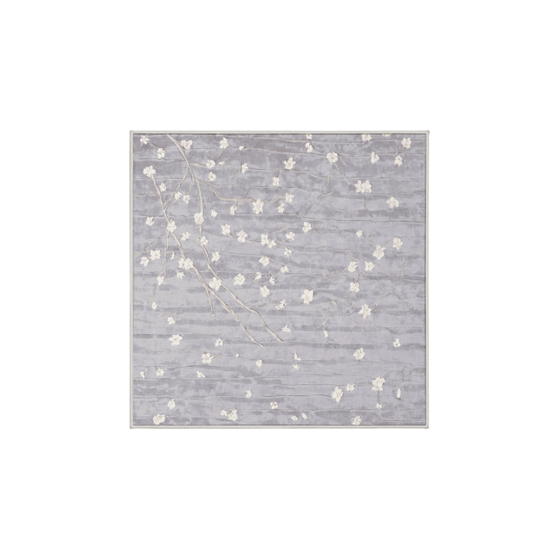 Tapis blanc lavable à la machine