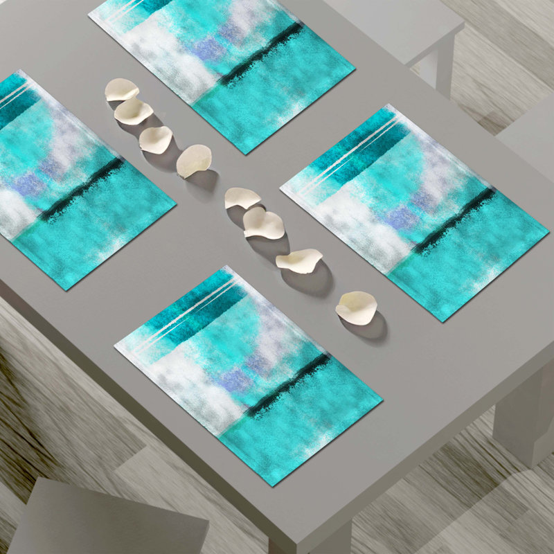 Polyester Abstract Rectangle Placemat