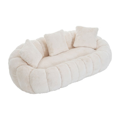 75" Bean Bag Sofa,Two-Person Sofa