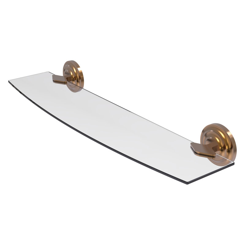 Leamore Bracket Shelf, Brushed Bronze, 3" H x 24" W x 5" D