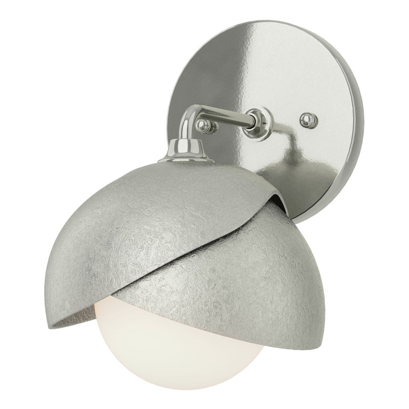 Brooklyn 1 - Light 8.6" Height Dimmable Bath Sconce, Soft Gold, Sterling