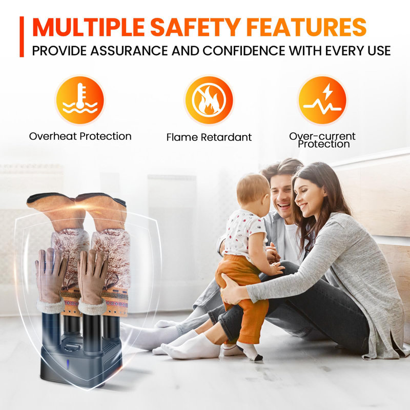 Electric Boot and Shoe Dryer with Switch Control