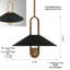 1 luminaire suspendu