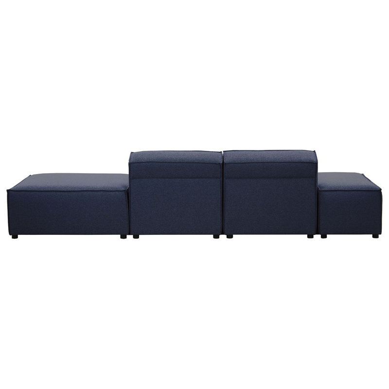 Rickart 4 Seater Sofa, Blue