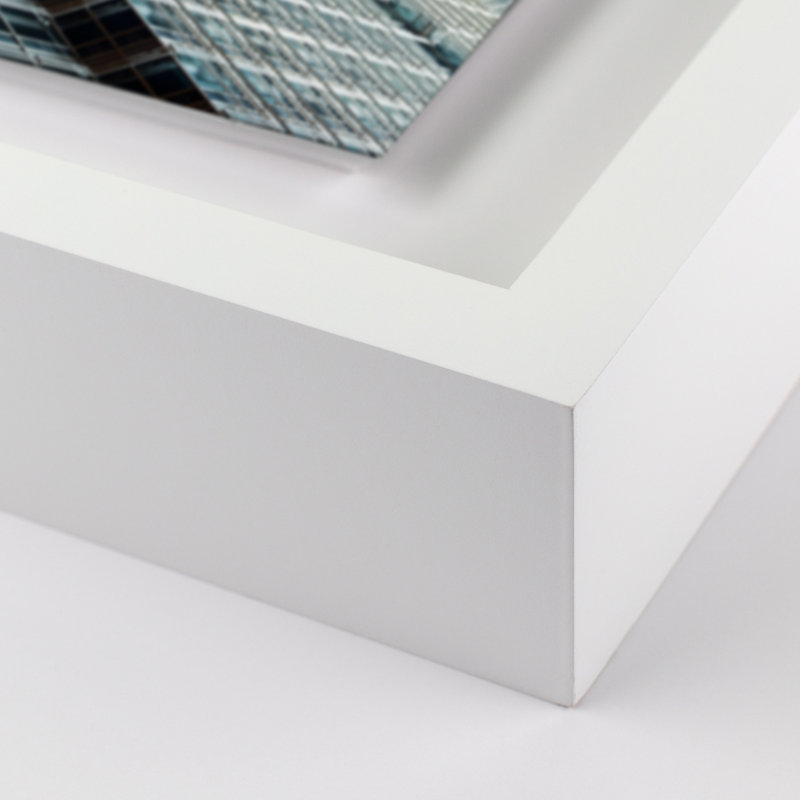 Edifice I Print by Jakob Wagner, White, 18" H x 24" W x 1.5" D