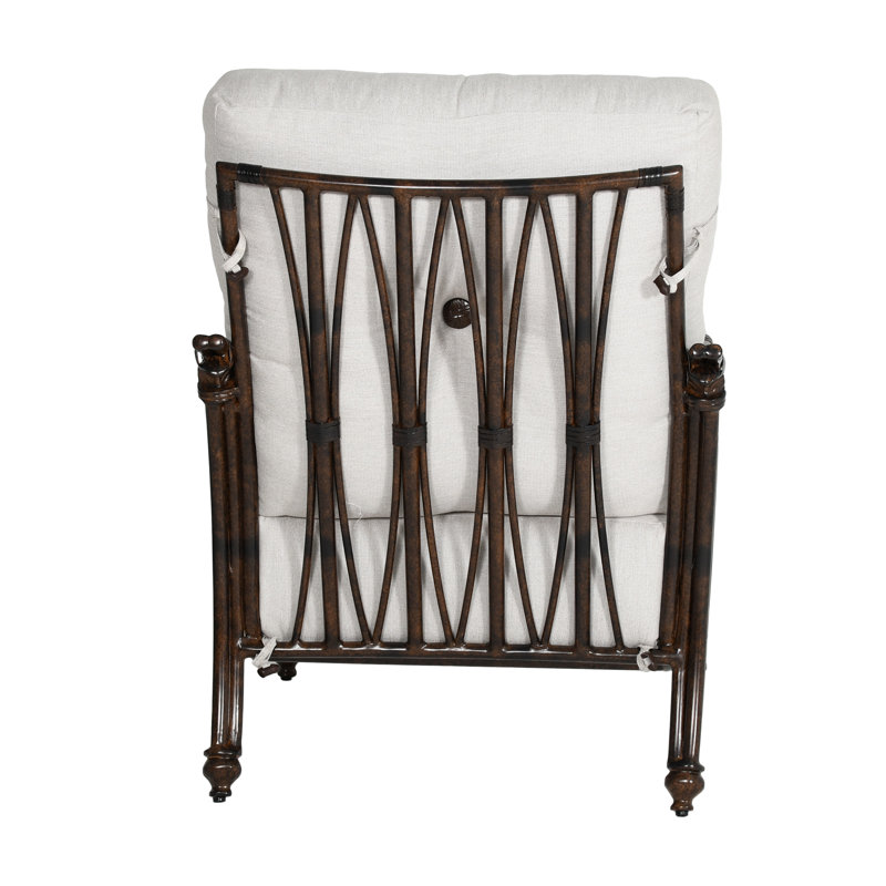 Coco Cushioned Lounge Chair w/One Accent Pillow