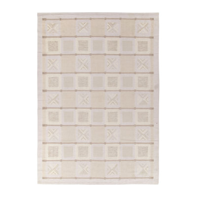 Scandinavian Wool Geometric Area Rug