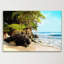 Caribbean Island - Wrapped Canvas Print-1121026354-1122610688