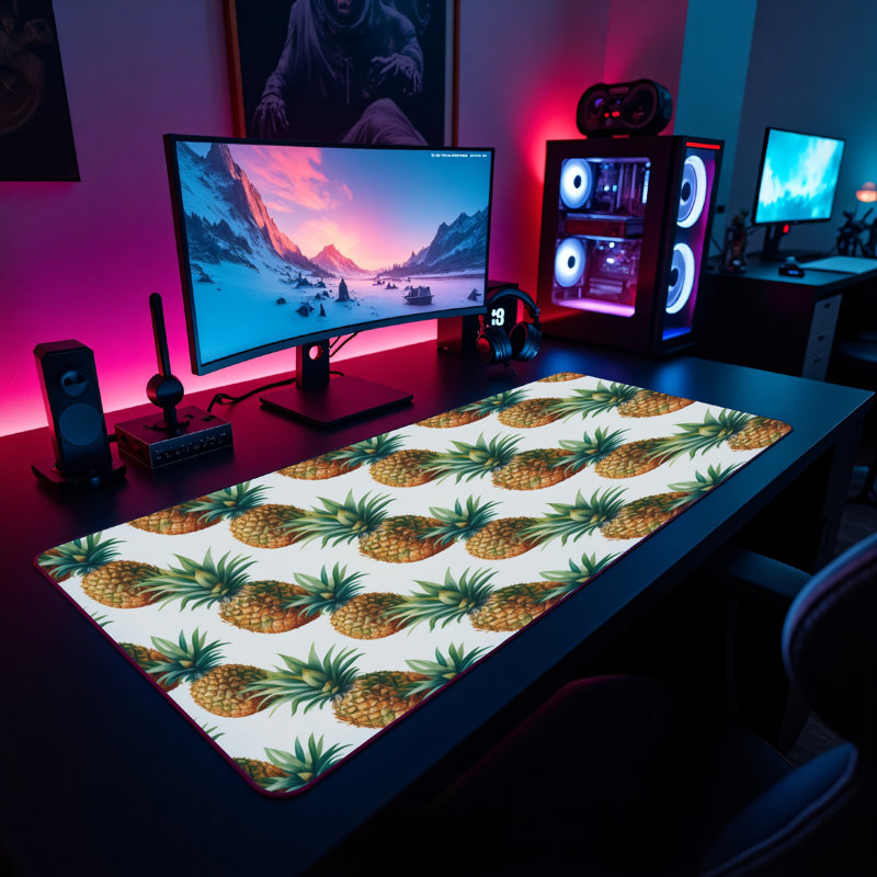 Polyester Desk Pad, 14.4x12.1
