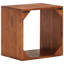 Gracie Oaks Wall Shelf 40X30x40 Cm Solid Acacia Wood