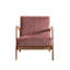 Chaise rembourrée en microfibre de style rétro-2021729989