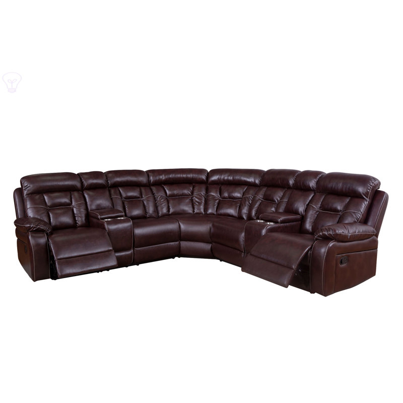 Sectional Sofa With Manual Reclining