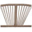 Fauteuil club d'extérieur en bois d'acacia avec accents de corde tissés à la main, fauteuil de patio résistant aux intempéries