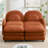 Cloud Comfort Sectionals, Teddy 2 Seat Modern Modular Sofa For Home