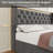LED Bed Frame With Charging Station And 4 Storage Drawers, Velvet Upholstered Platform Bed Frame With Wingback Headboard, Button Tufted/No Box Spring Needed/Grey-430401441