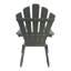 Chaise Adirondack d'extérieur ou d'intérieur en bois